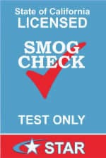 STAR Certified test-only smog station badge